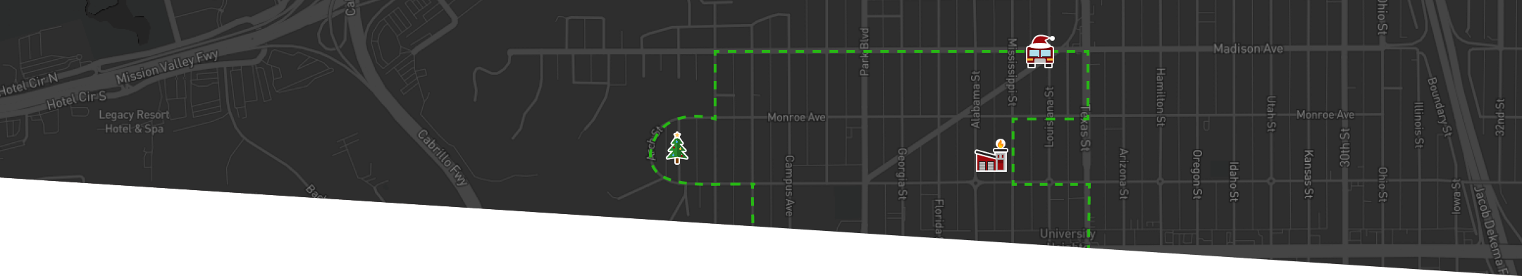 TC - Santa Tracker - Landing Header