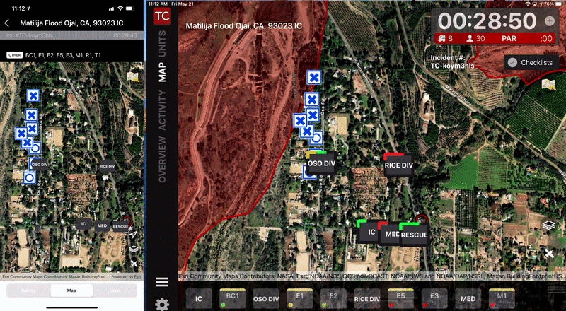 Tablet Command Integrates with FireMapper